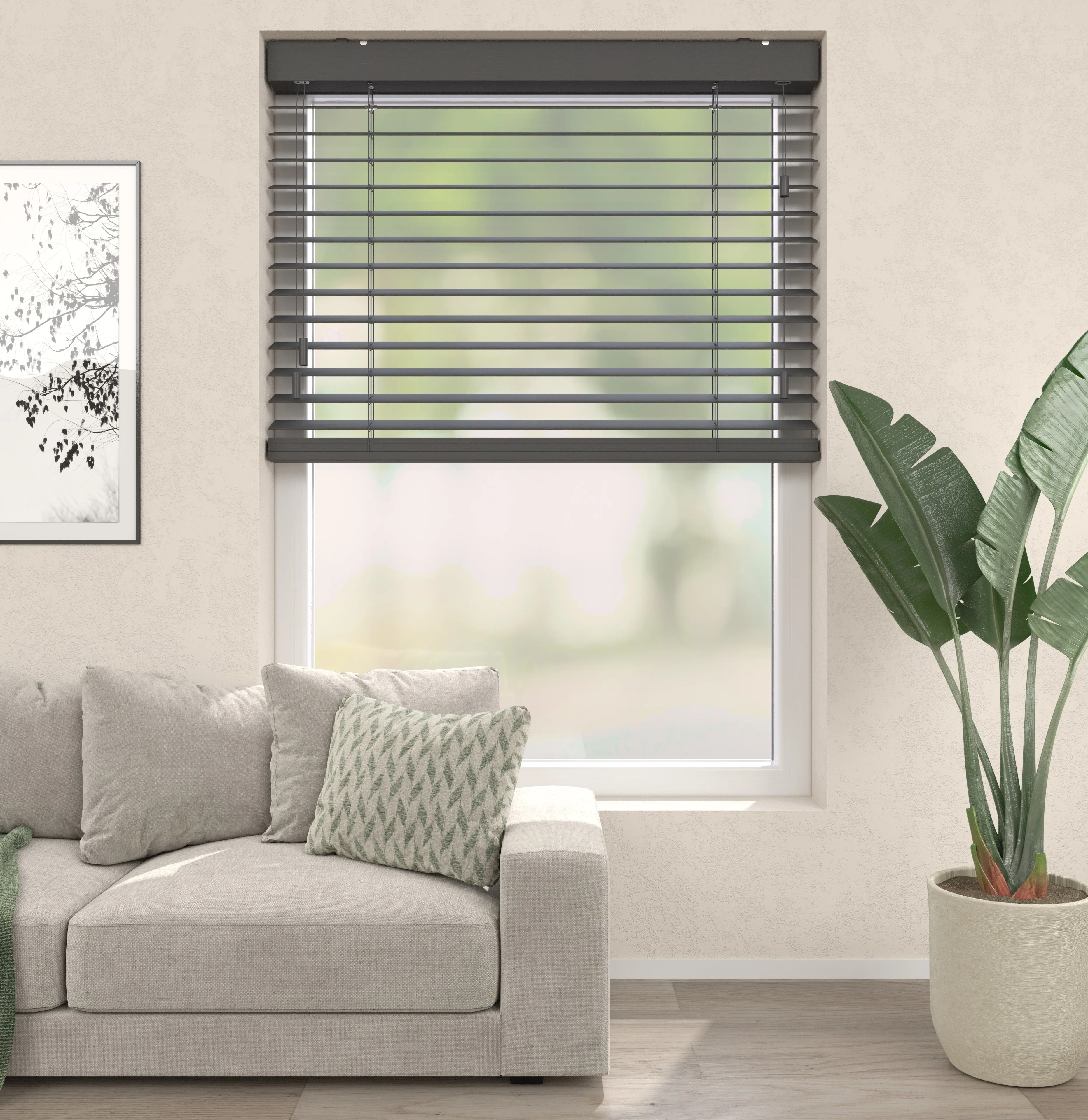 Bamboe Jaloezieën - Antraciet - Image 3