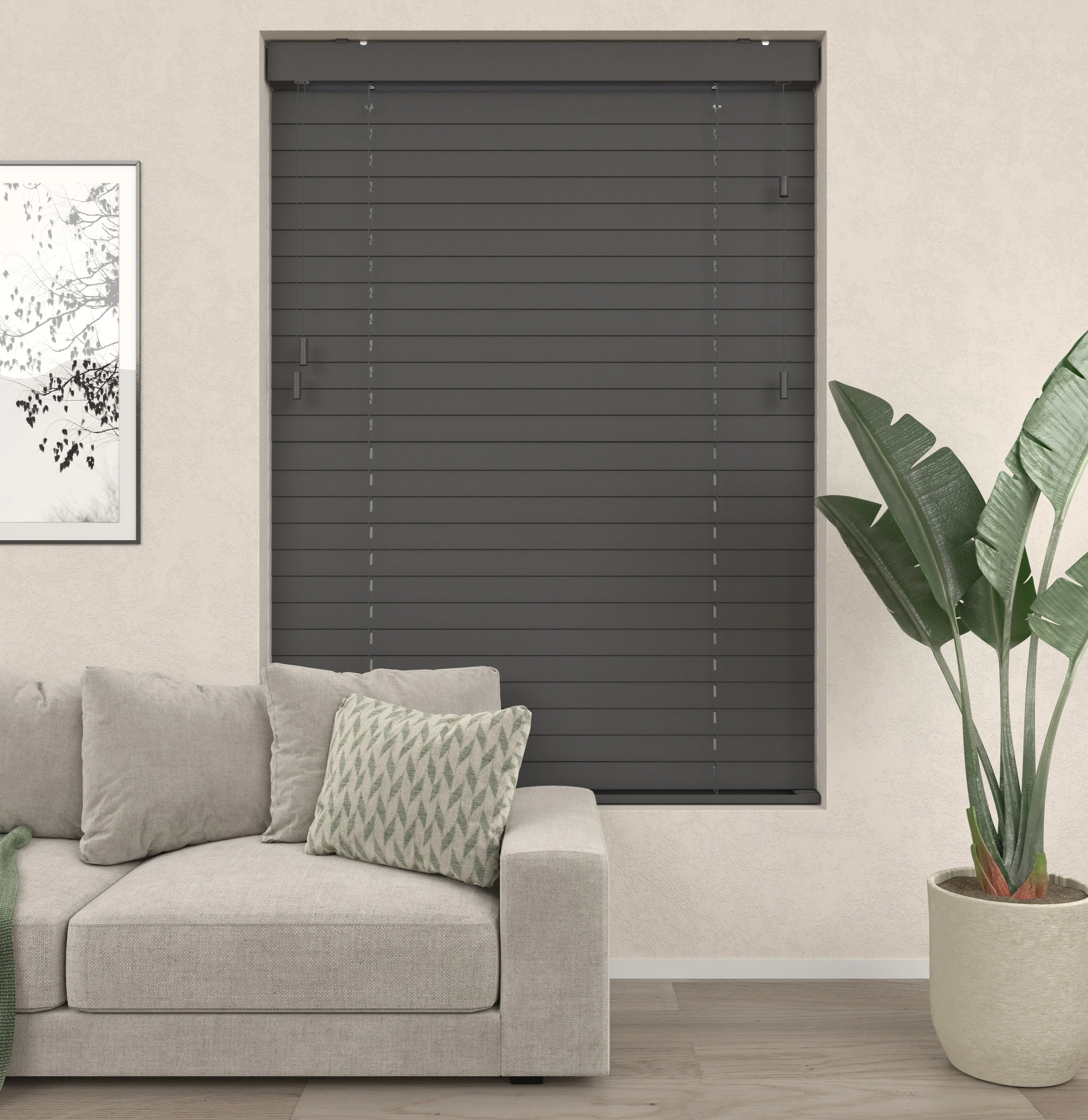 Bamboe Jaloezieën - Antraciet - Image 4