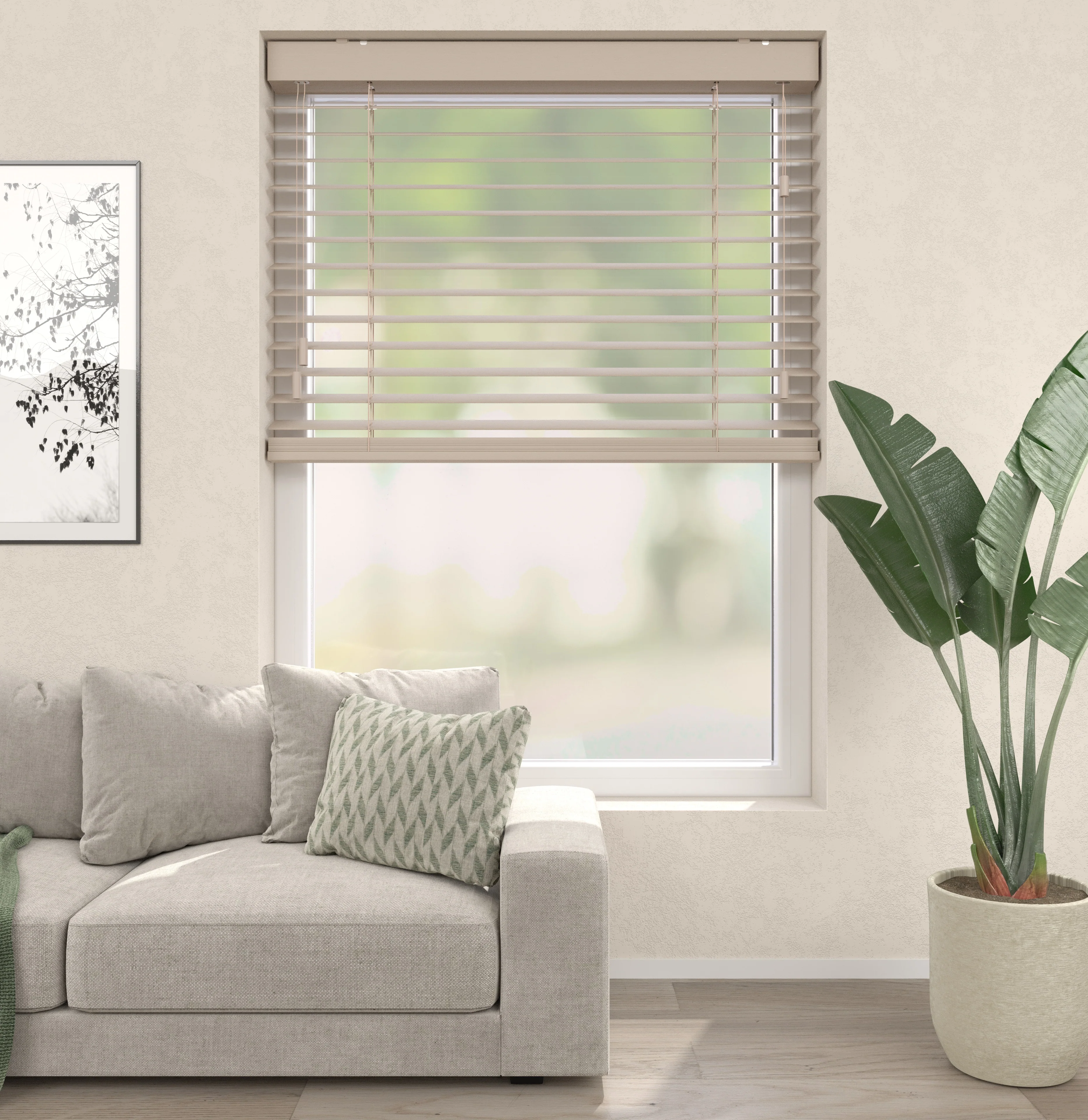 Bamboe Jaloezieën - Grijs Zand - Image 3