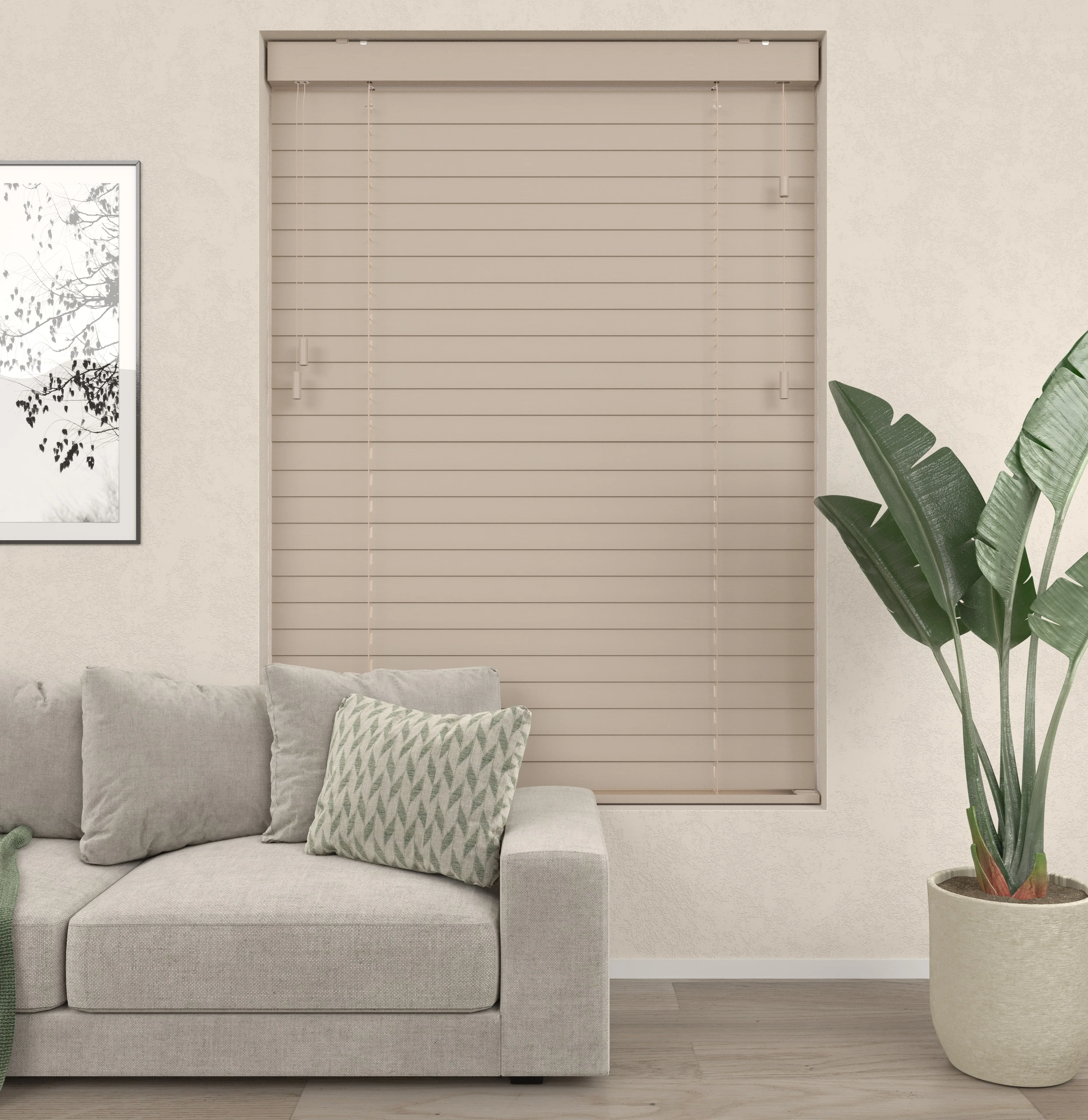 Bamboe Jaloezieën - Grijs Zand - Image 4