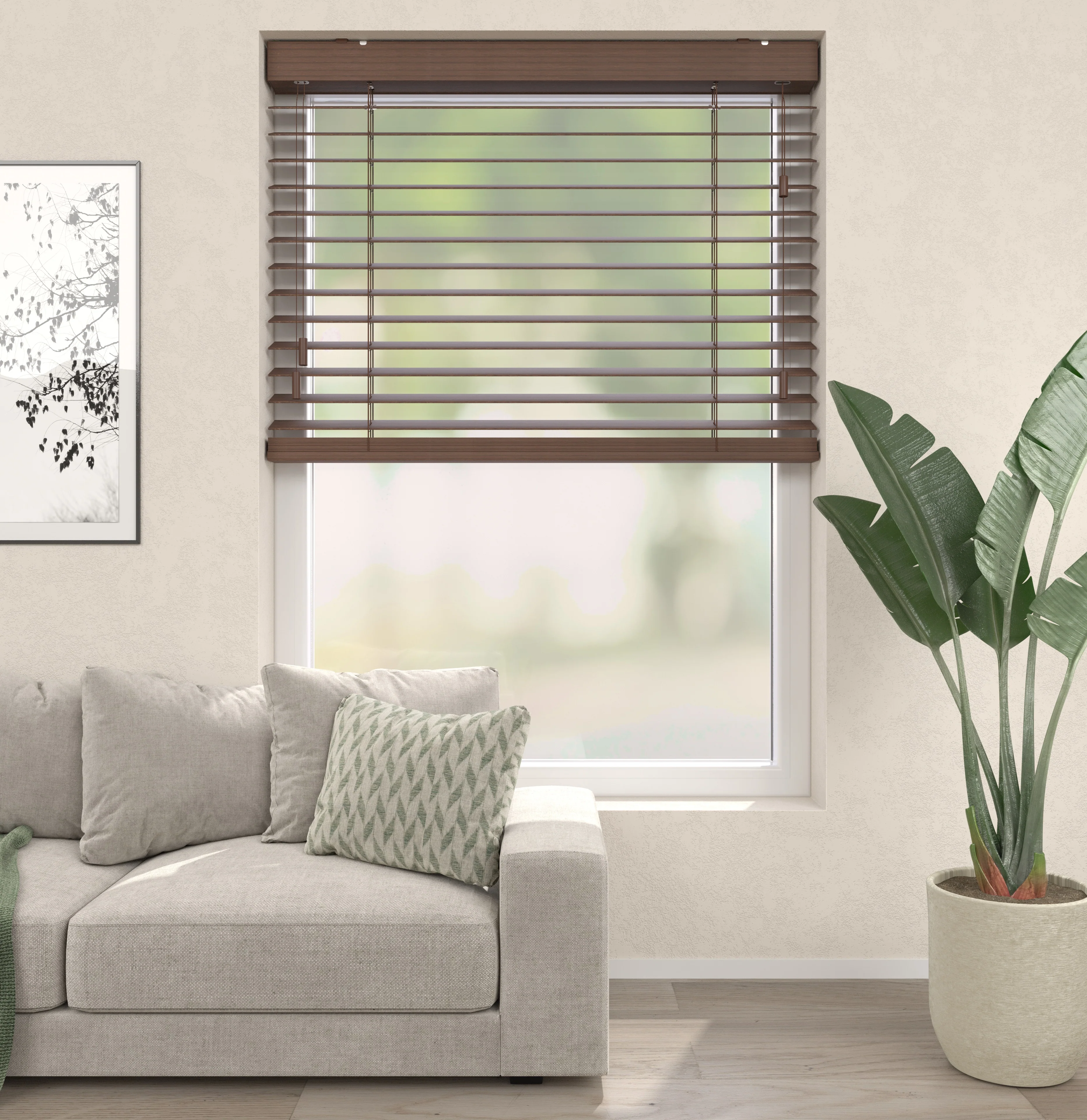 Bamboe Jaloezieën - Naturel Wengé - Image 3