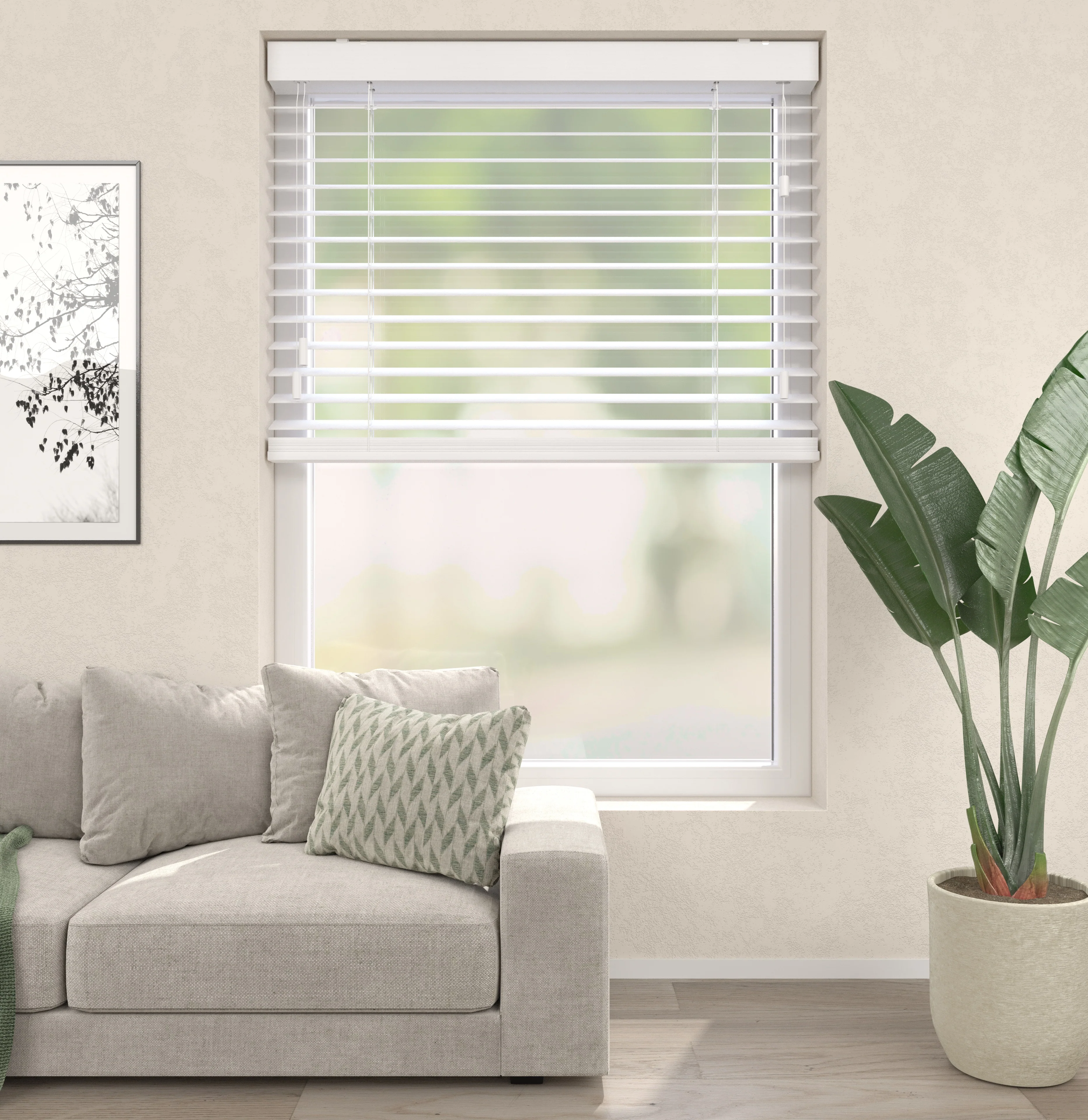 Bamboe Jaloezieën - Wit - Image 3