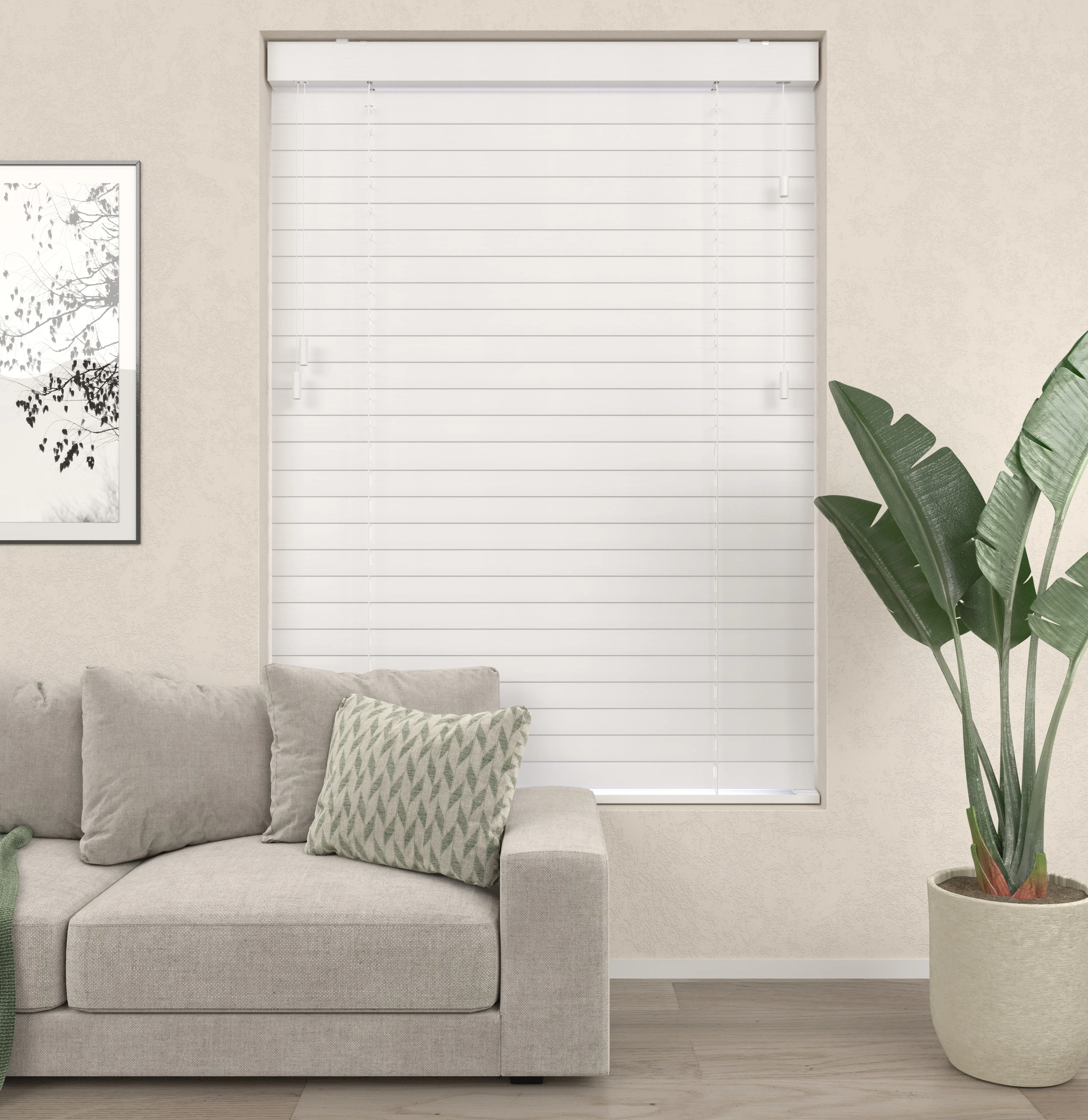 Bamboe Jaloezieën - Wit - Image 4