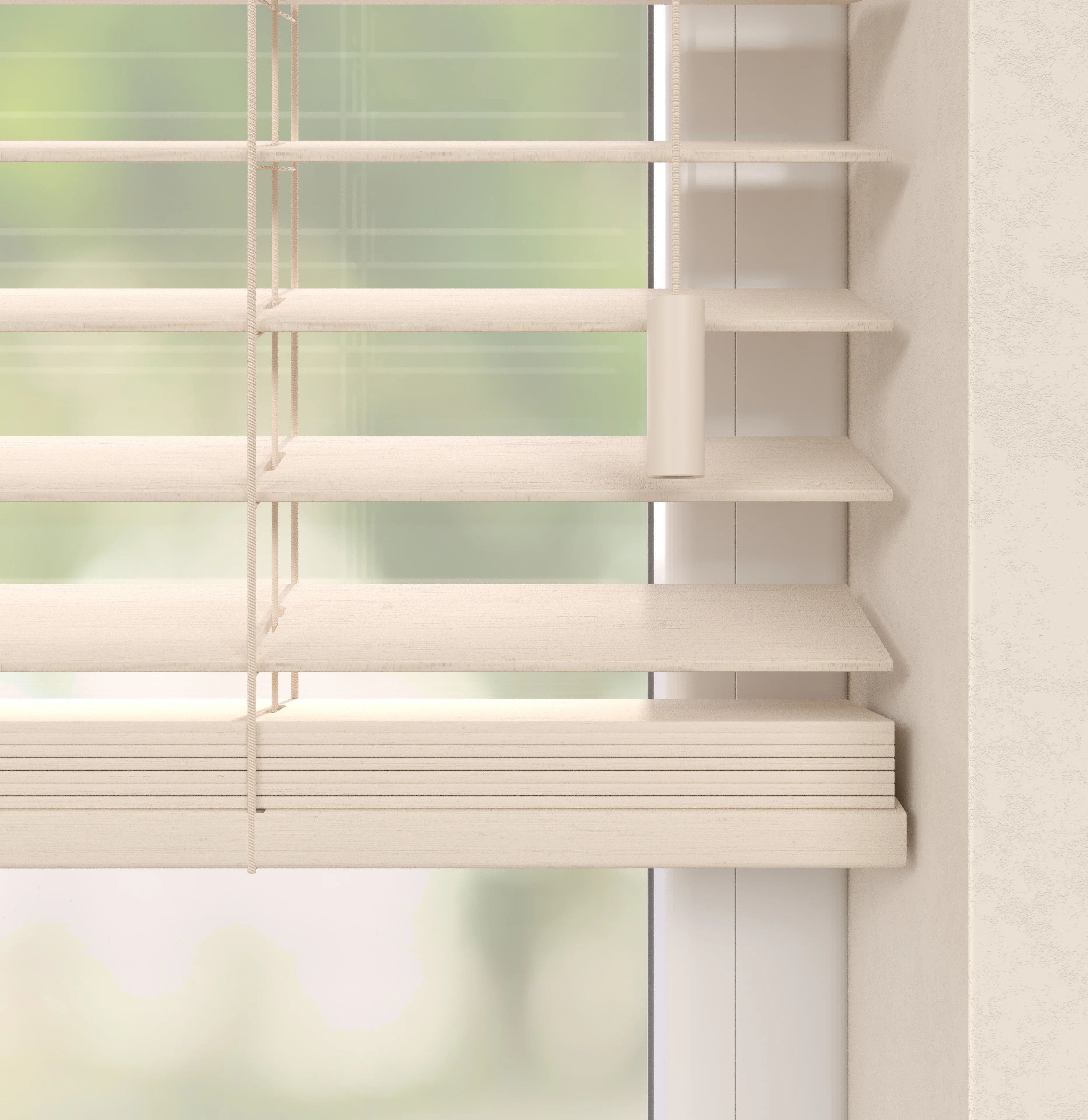 Bamboe Jaloezieën - Zand - Image 5