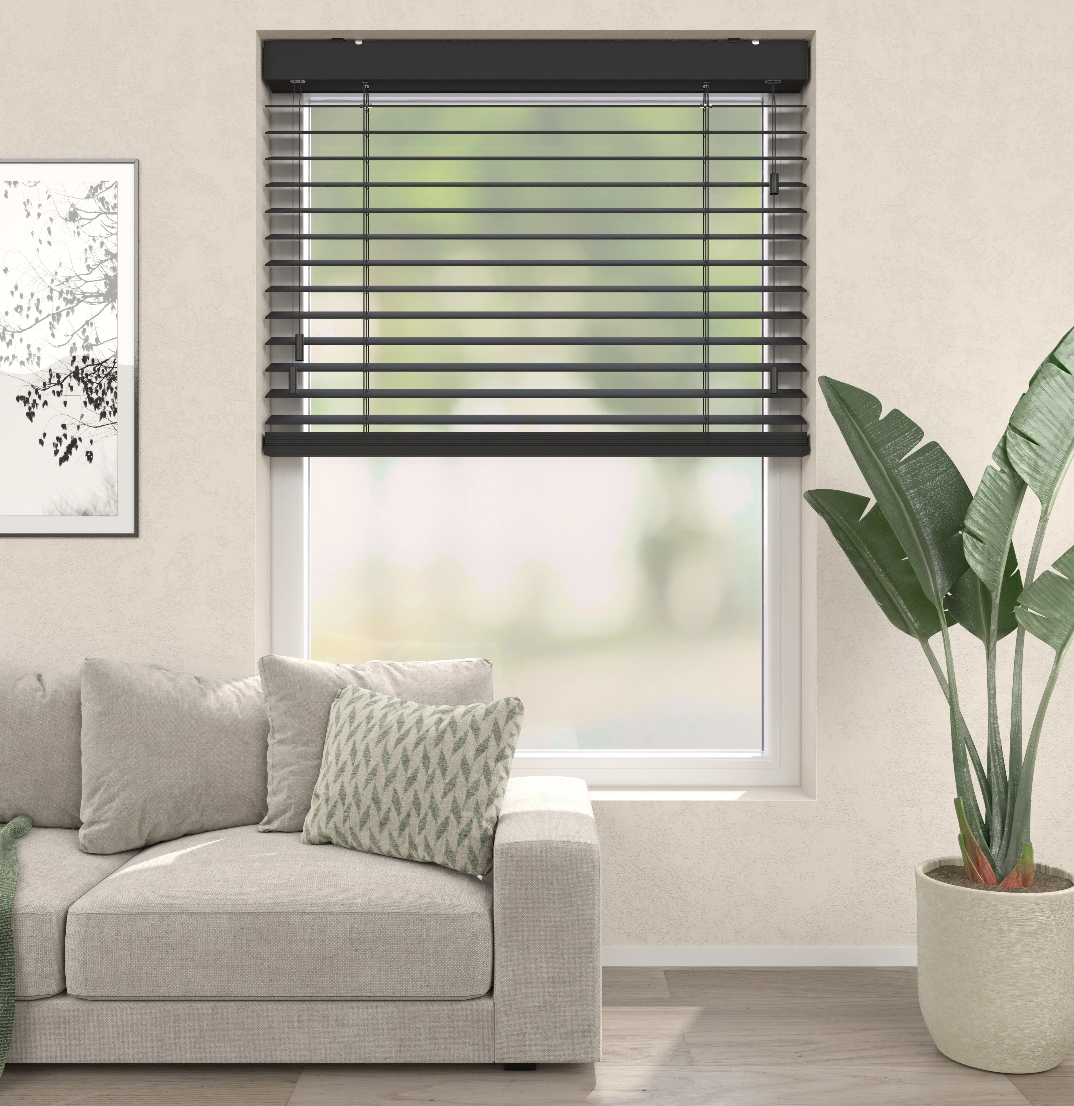 Bamboe Jaloezieën - Zwart - Image 3