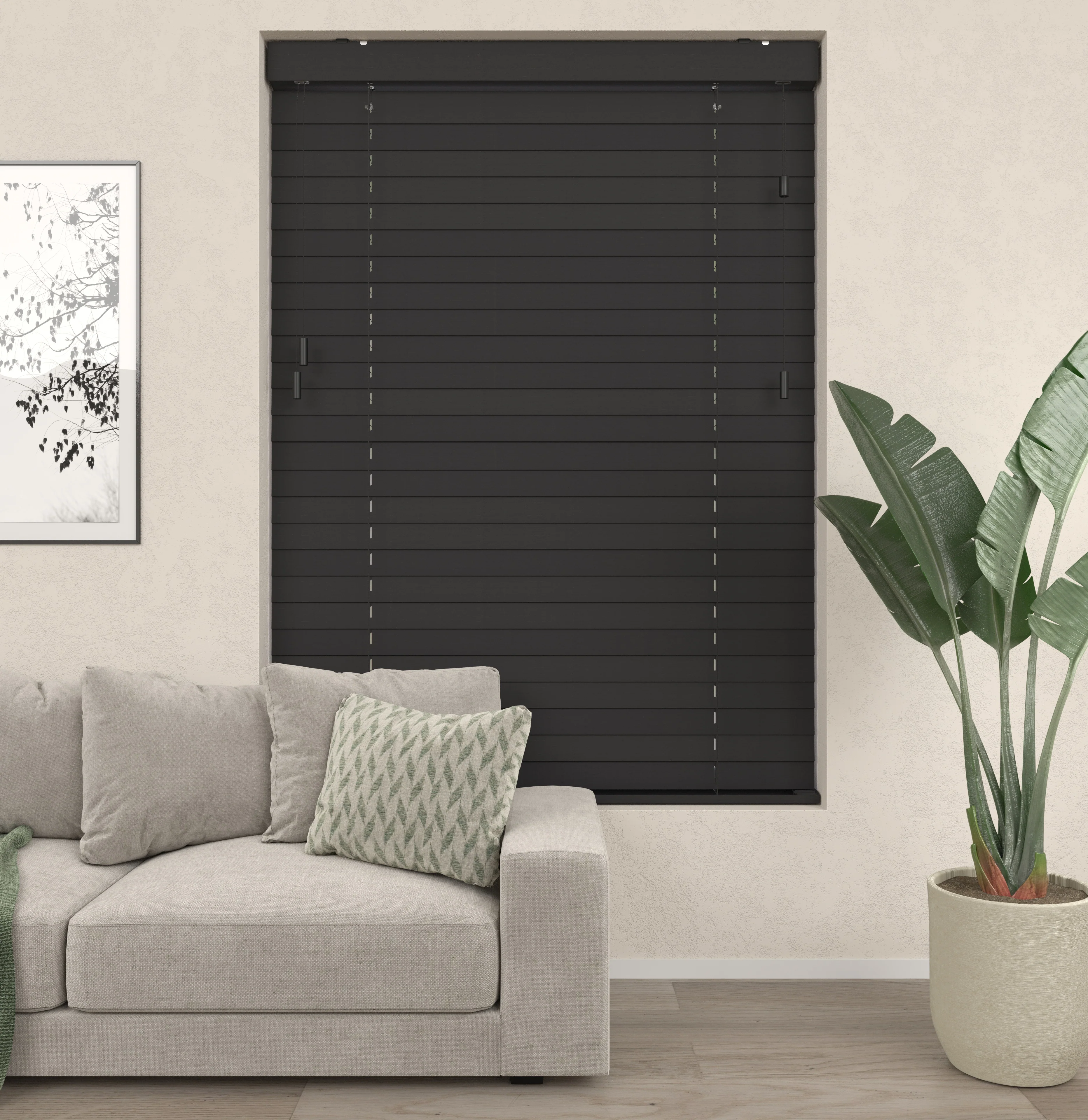 Bamboe Jaloezieën - Zwart - Image 4