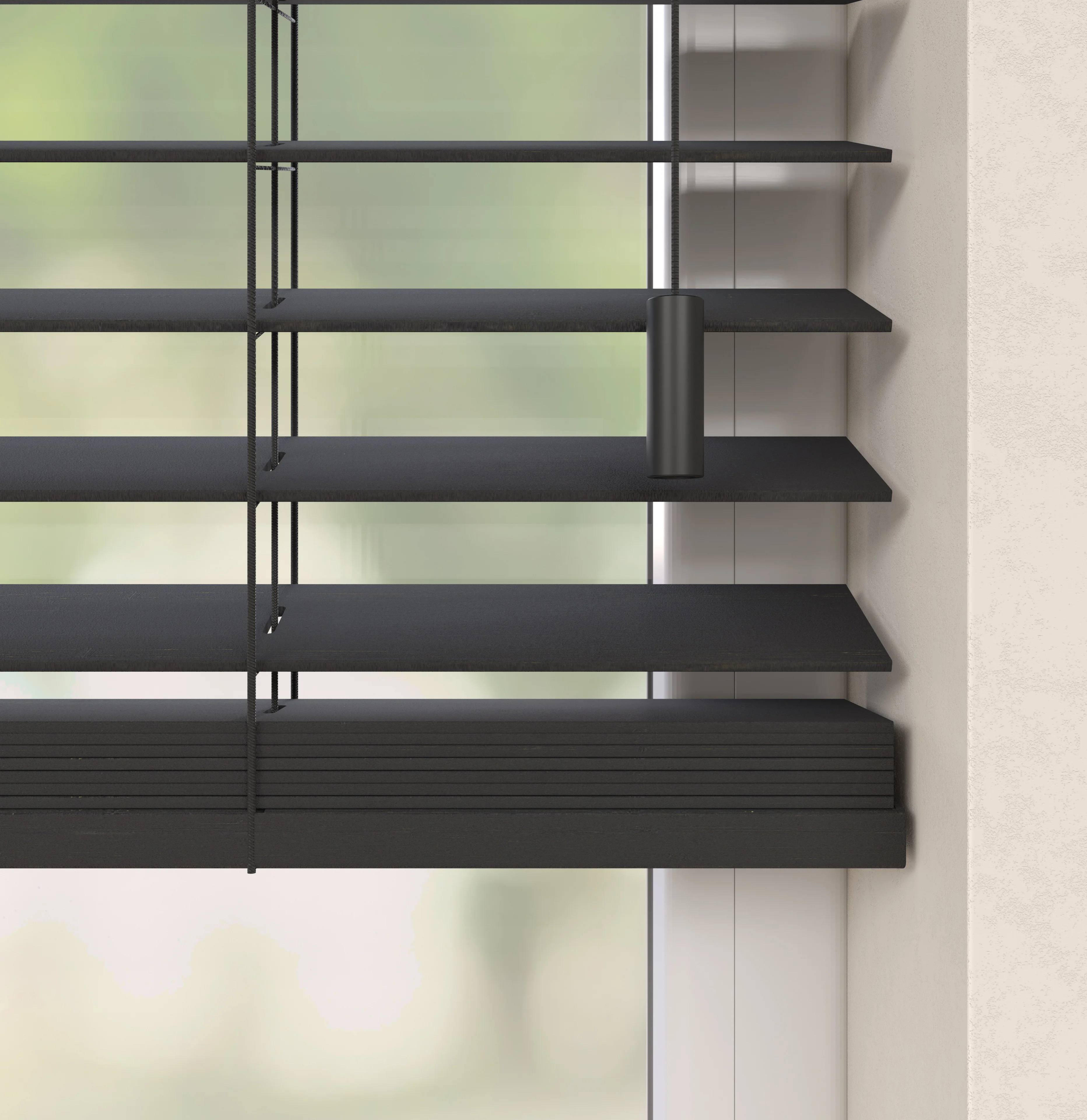 Bamboe Jaloezieën - Zwart - Image 5