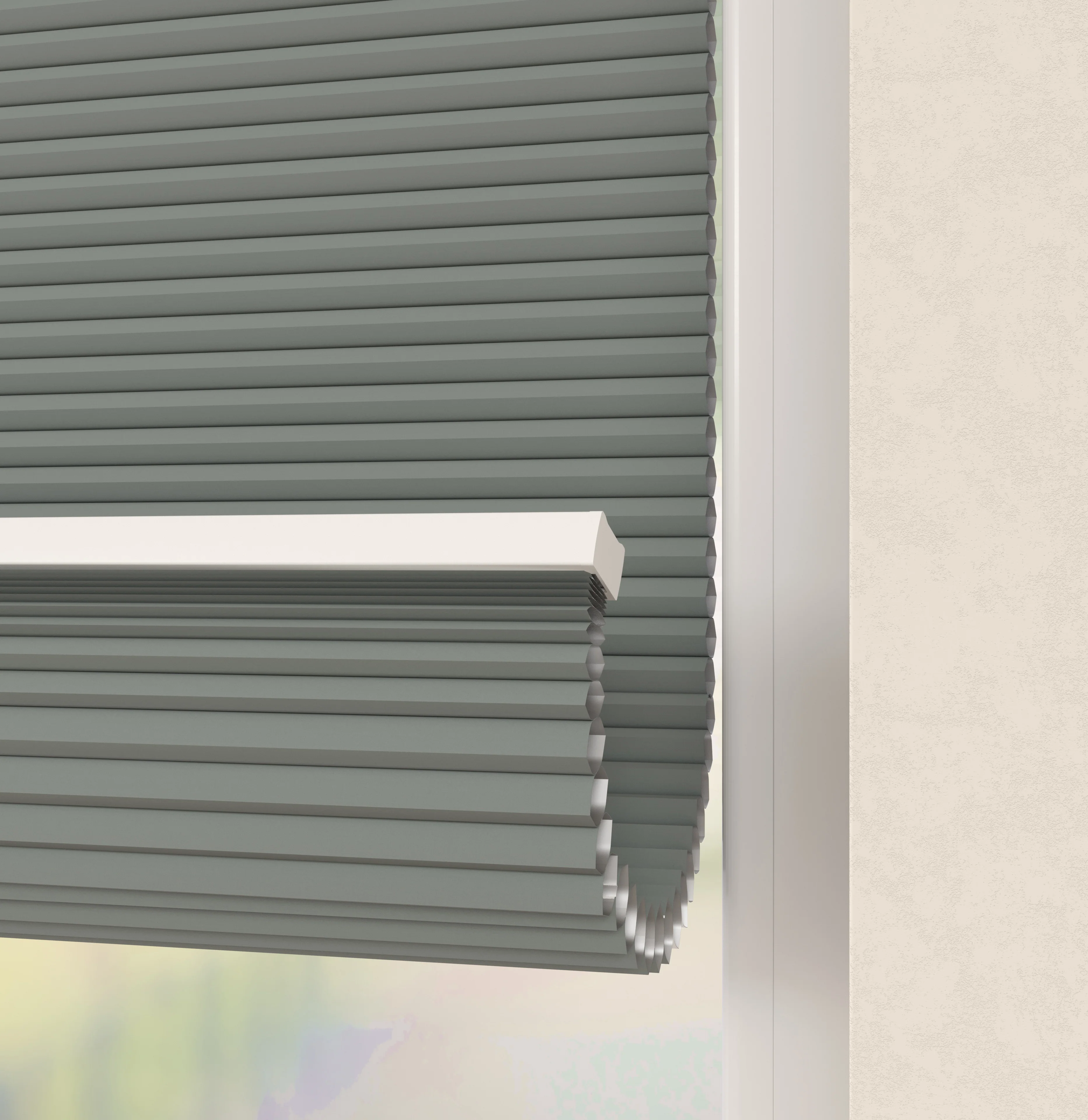 Elektrische Plissé gordijnen Monaco Grijs Verduister 11 - Image 4