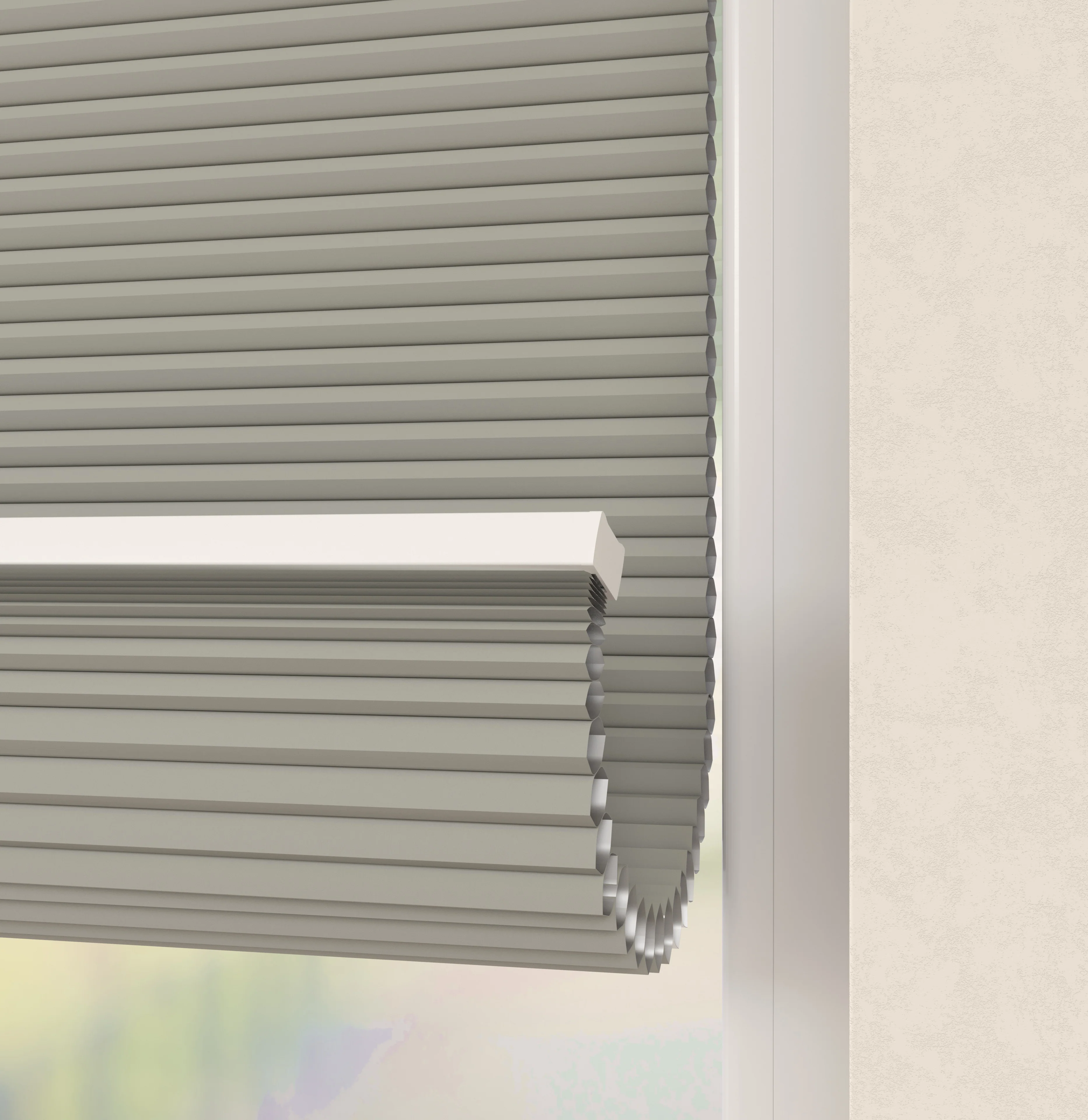 Elektrische Plissé gordijnen Monaco Lichtgrijs Verduister 10 - Image 4