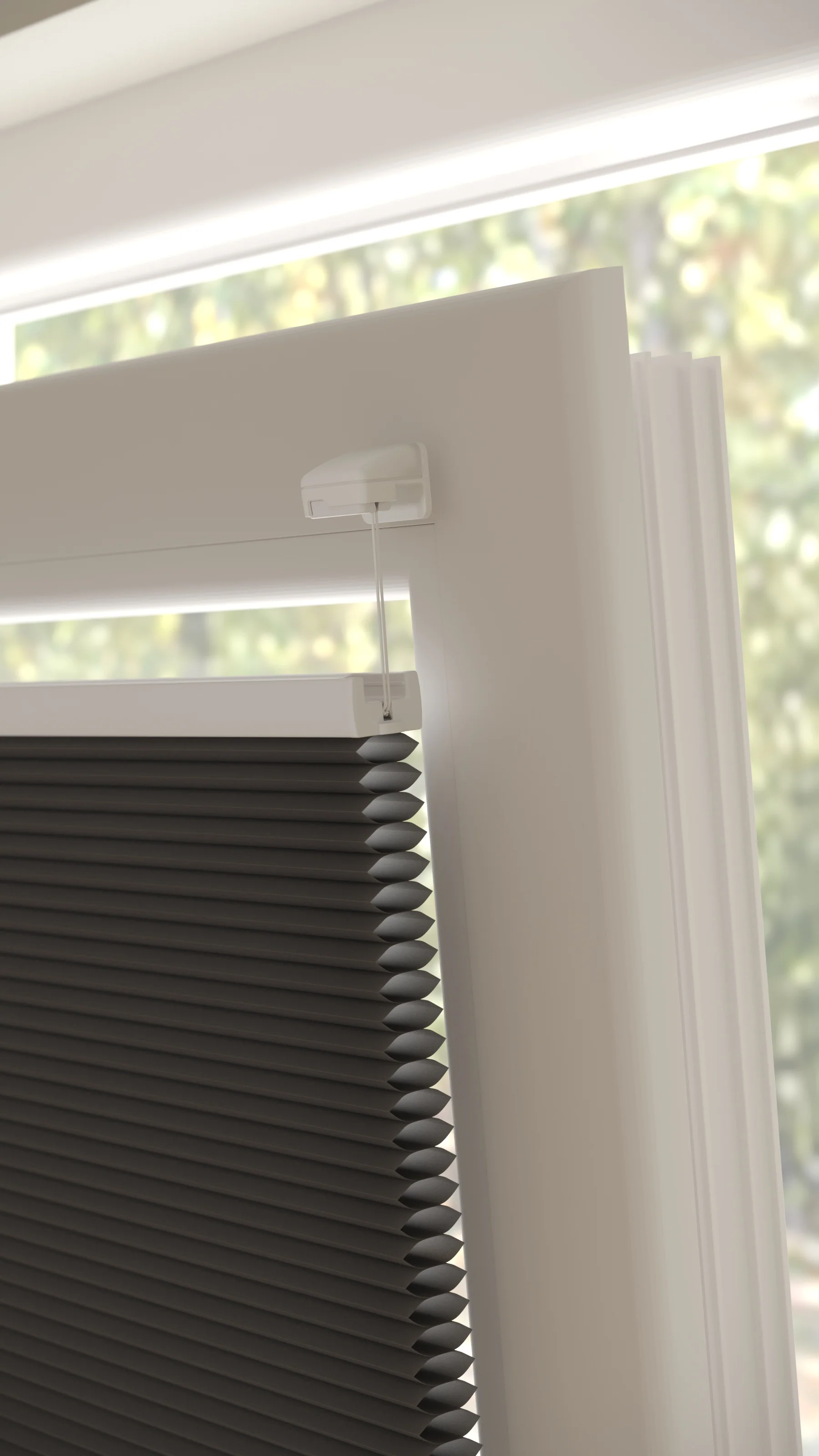 Plissé gordijnen Monaco Antraciet 12 - Draai/kiep - Image 3