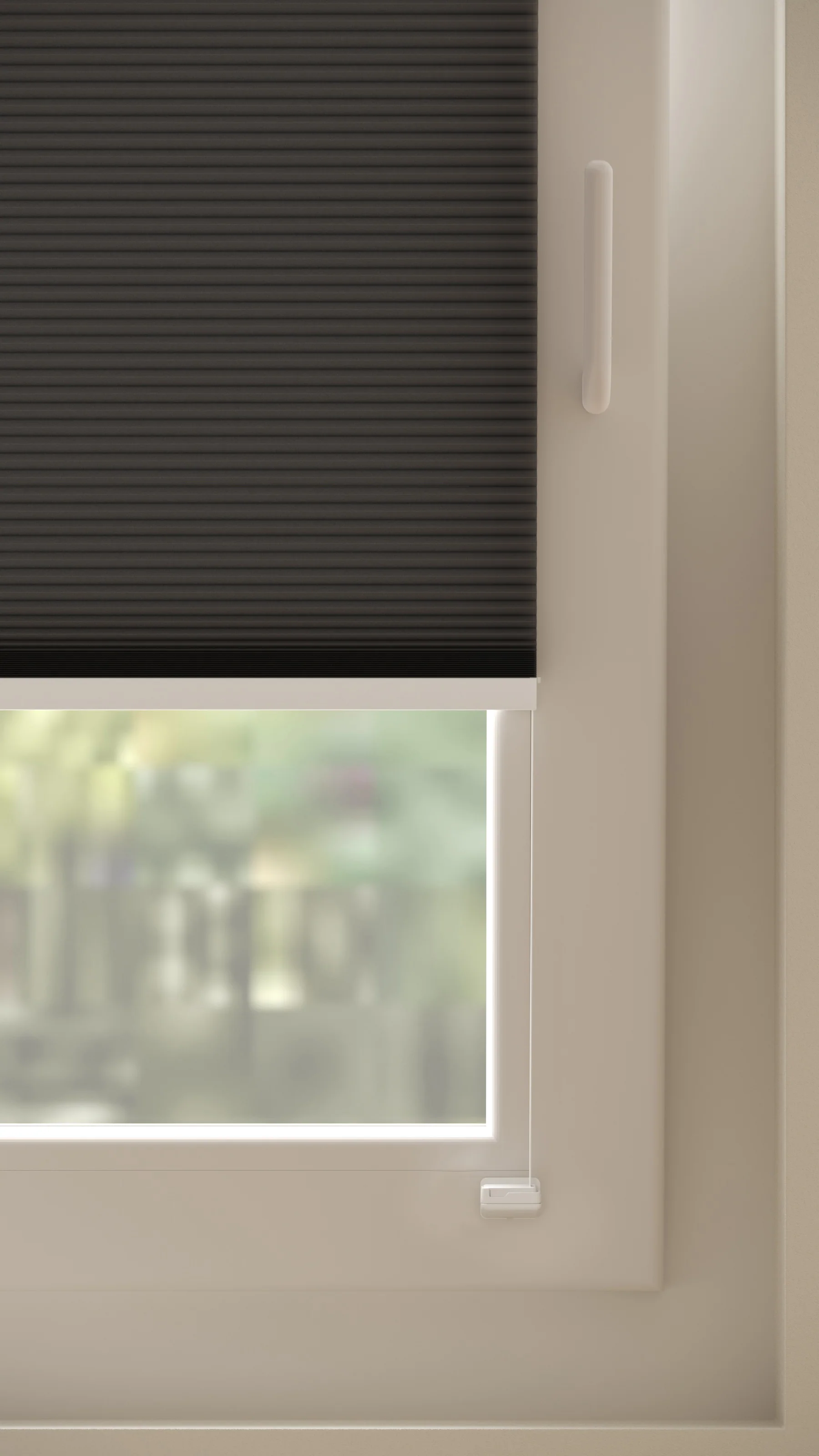 Plissé gordijnen Monaco Antraciet 12 - Draai/kiep - Image 4