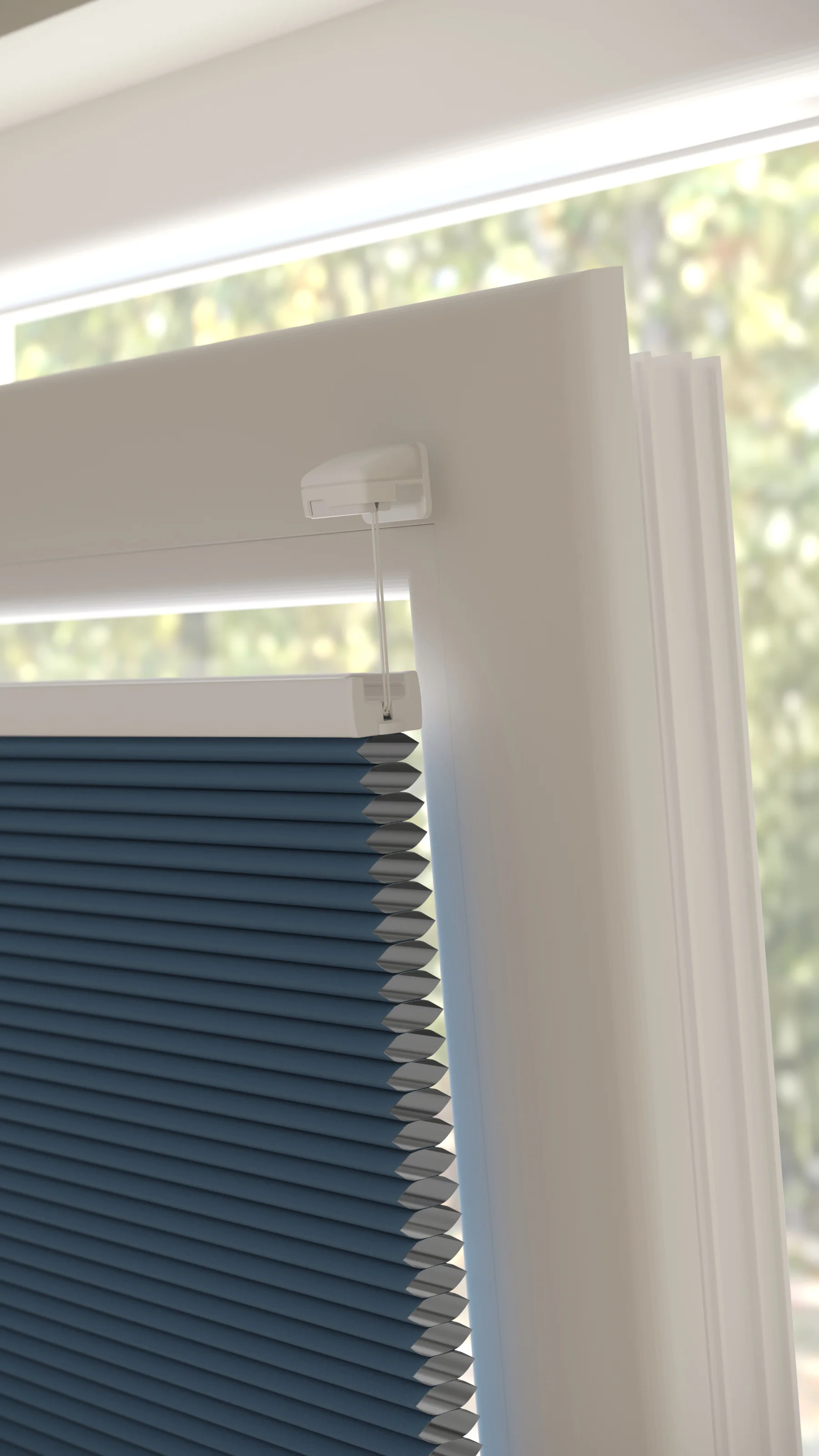 Plissé gordijnen Monaco Blauw Verduister 09 - Draai/kiep - Image 3