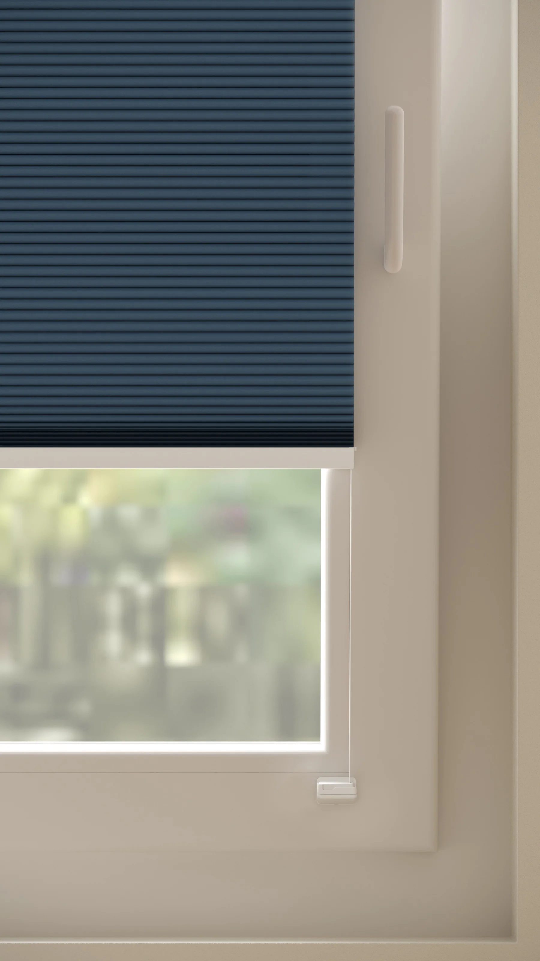 Plissé gordijnen Monaco Blauw Verduister 09 - Draai/kiep - Image 4