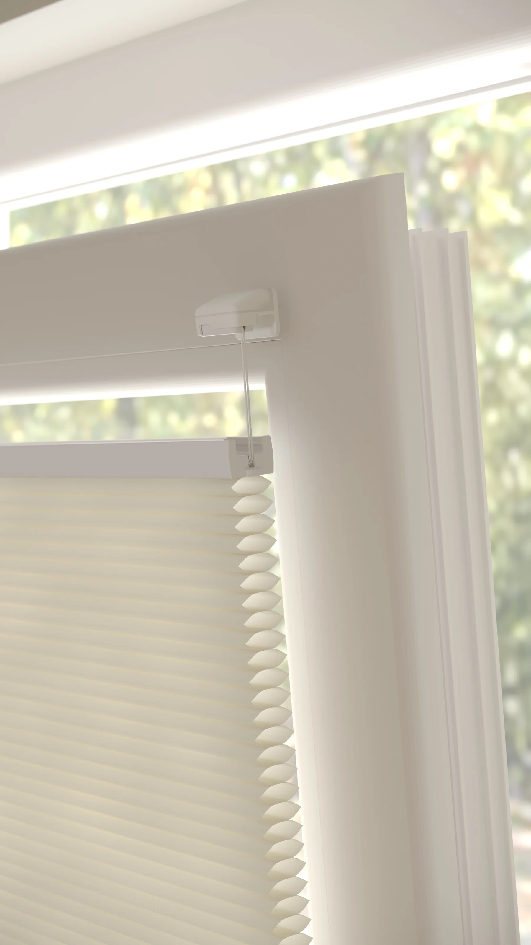 Plissé gordijnen Monaco Ecru 02 - Draai/kiep - Image 3