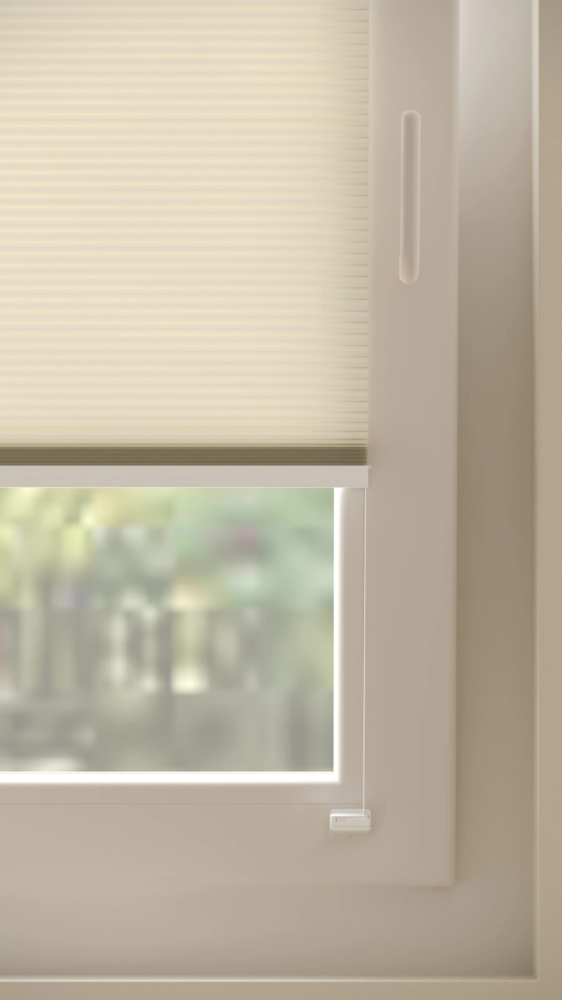 Plissé gordijnen Monaco Ecru 02 - Draai/kiep - Image 4