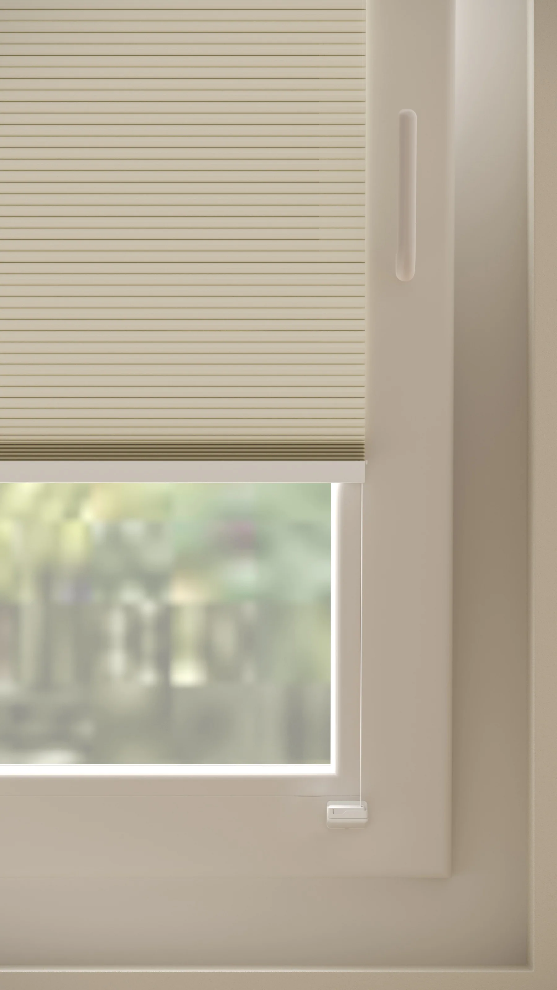 Plissé gordijnen Monaco Ecru Verduister 02 - Draai/kiep - Image 4