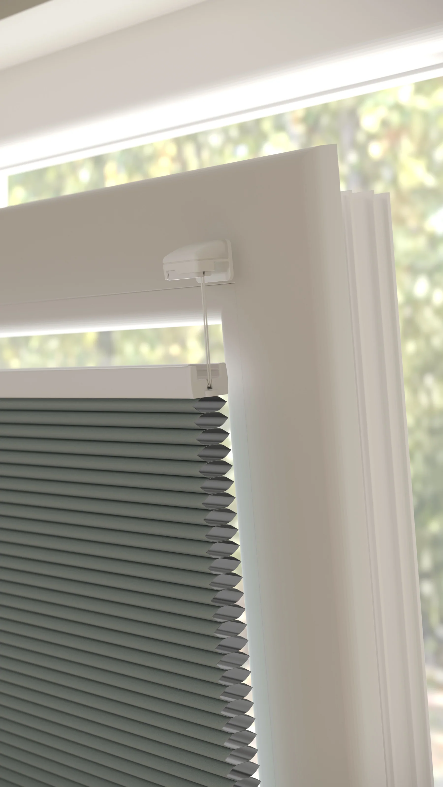 Plissé gordijnen Monaco Grijs Verduister 11 - Draai/kiep - Image 3