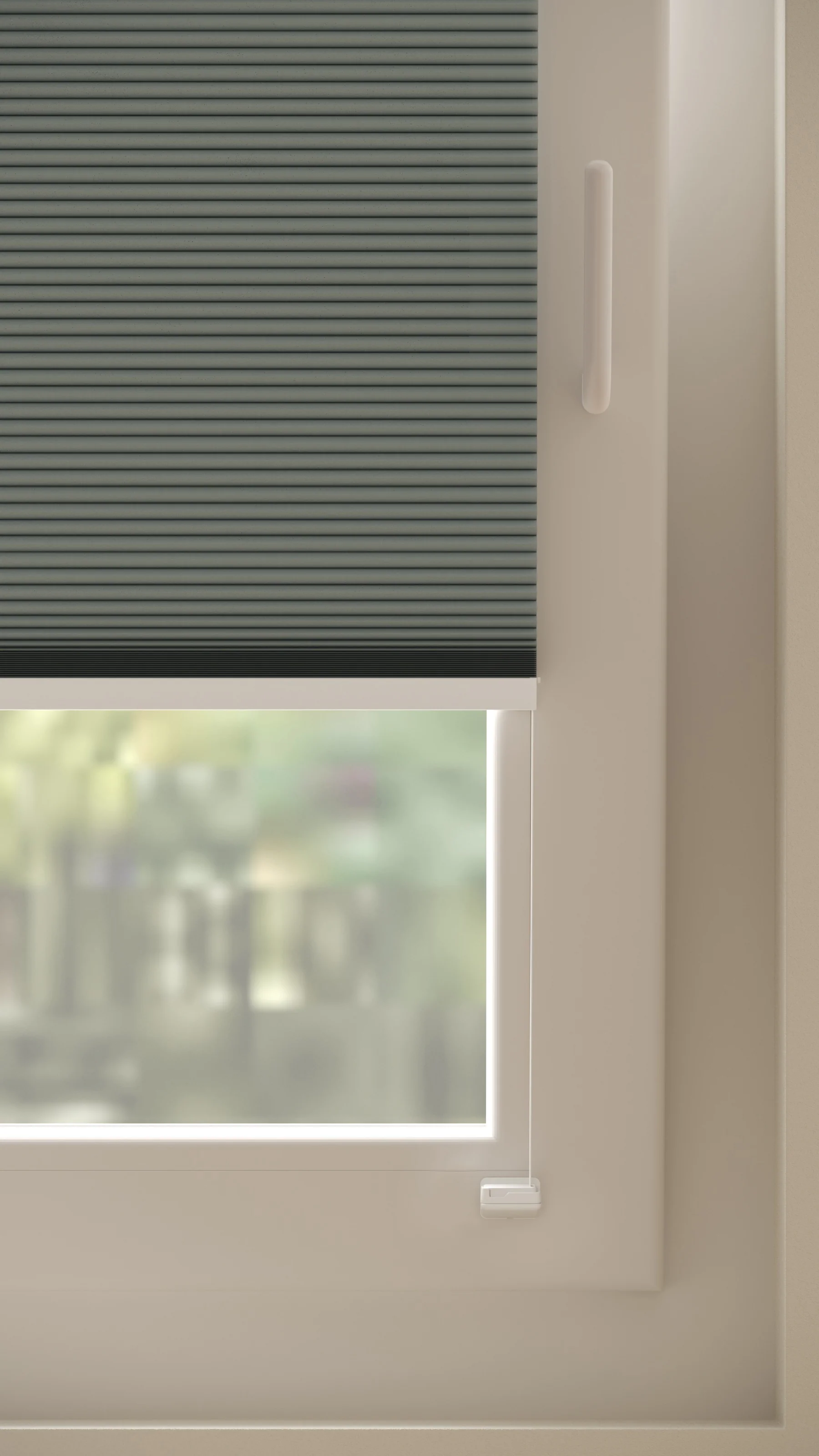 Plissé gordijnen Monaco Grijs Verduister 11 - Draai/kiep - Image 4