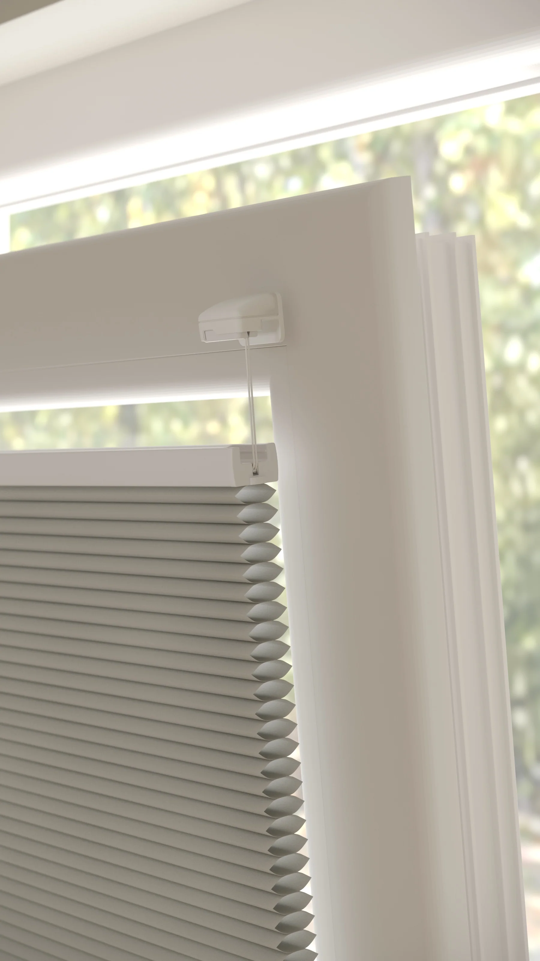 Plissé gordijnen Monaco Lichtgrijs 10 - Draai/kiep - Image 3