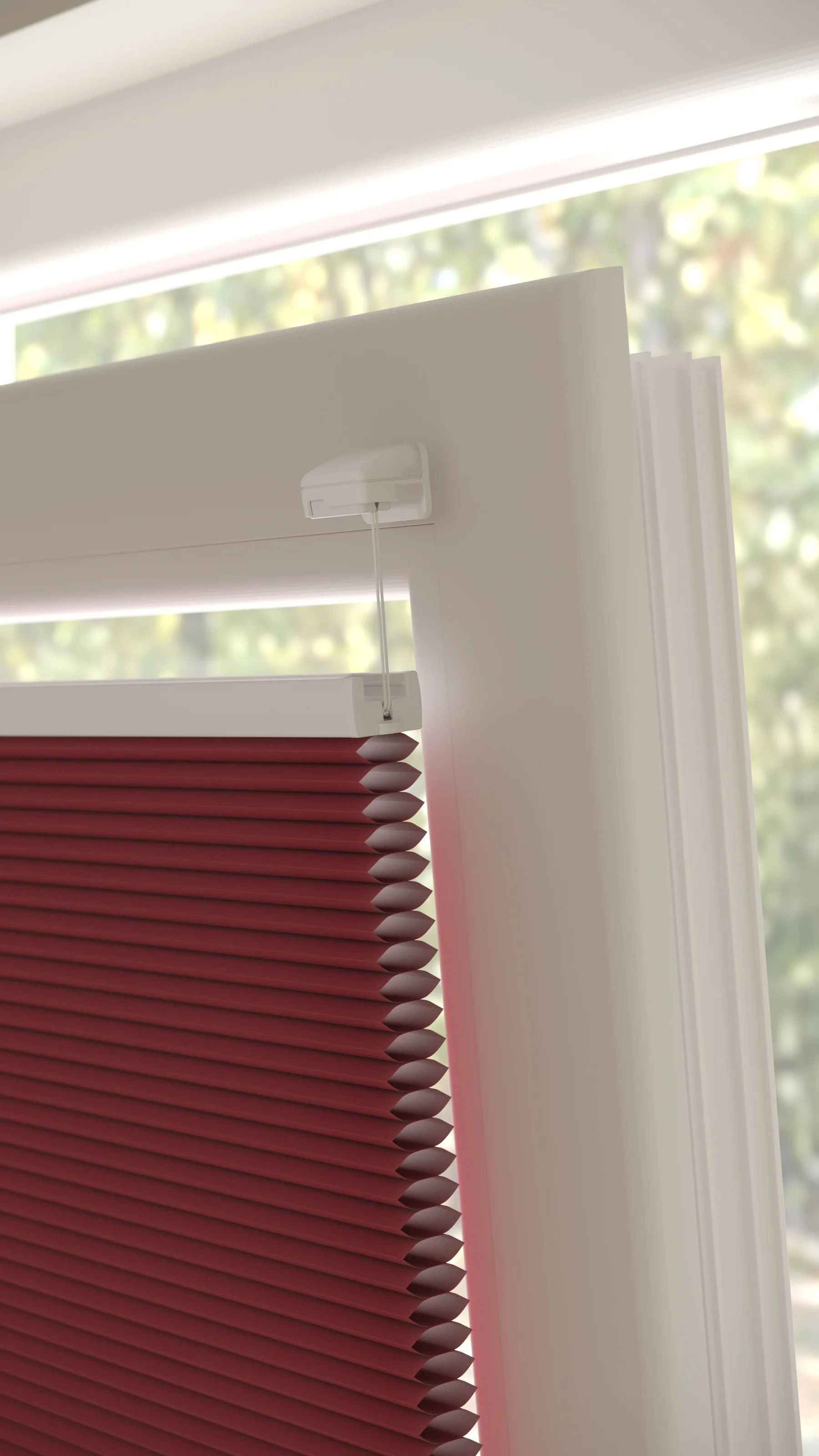 Plissé gordijnen Monaco Rood 06 - Draai/kiep - Image 3