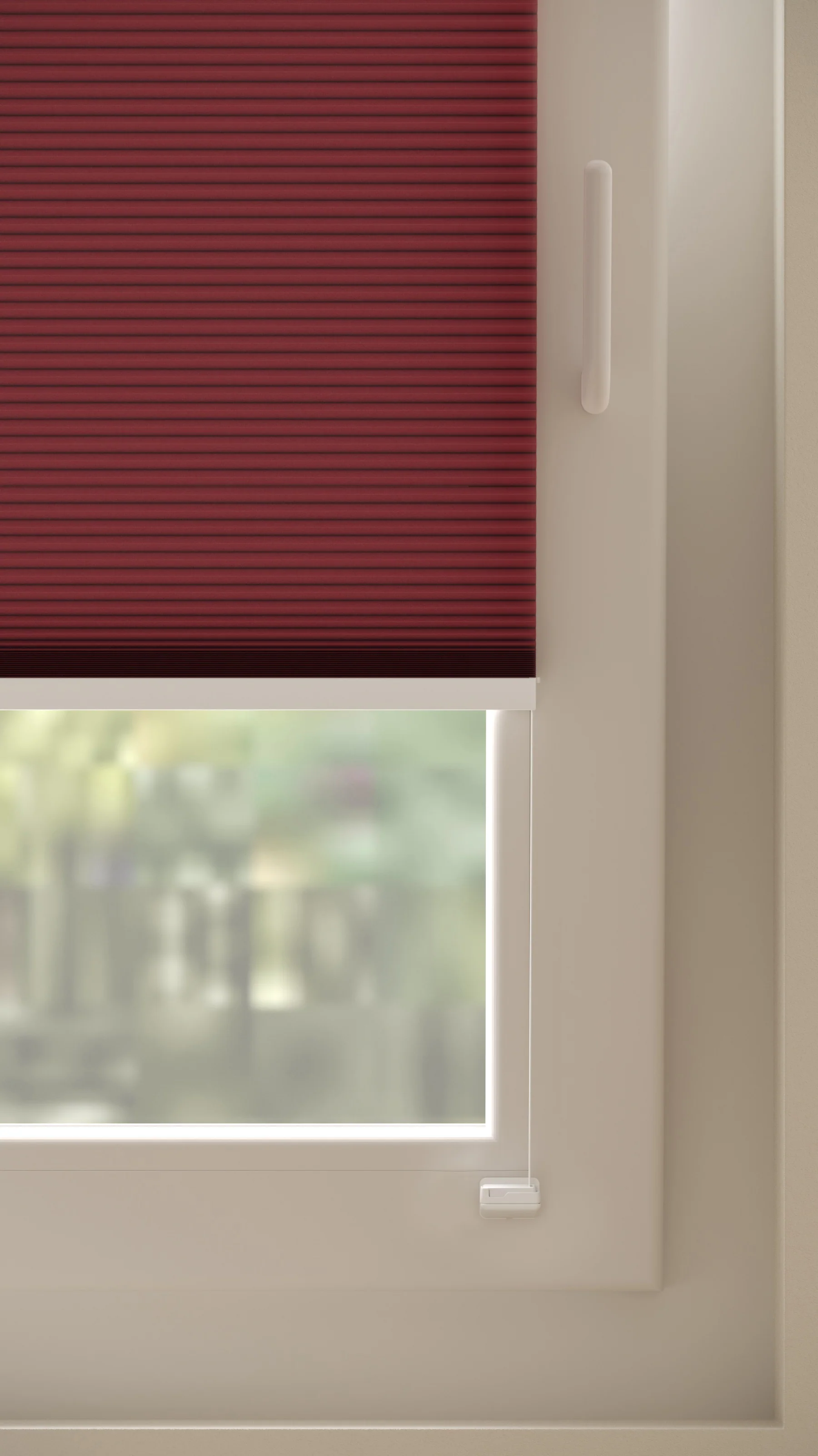 Plissé gordijnen Monaco Rood 06 - Draai/kiep - Image 4