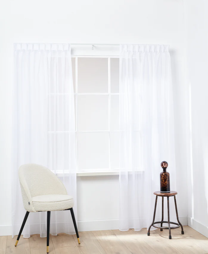 Bouclé Vitrage Wit - Image 4