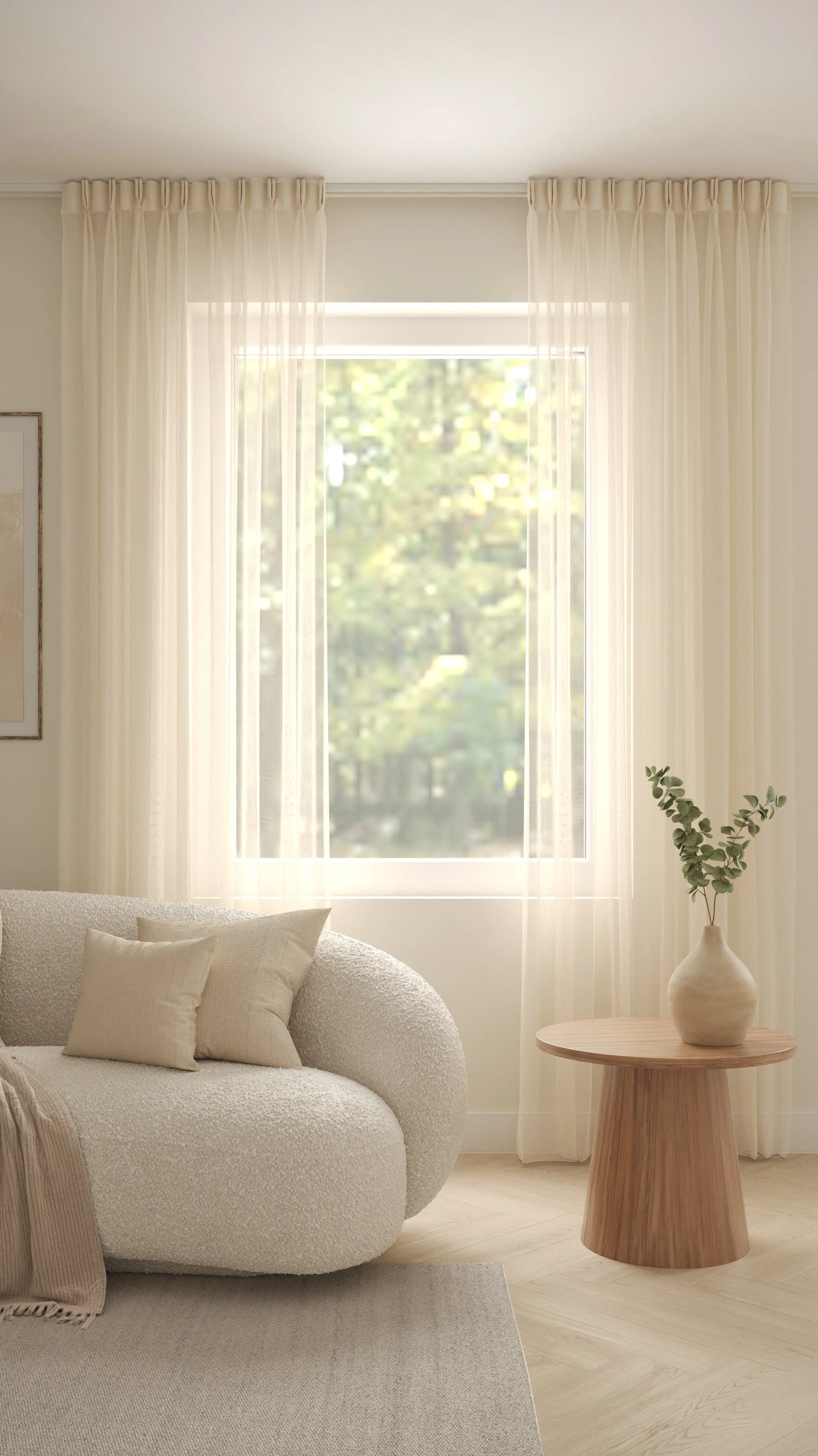 Franse Voile Champagne - Image 4