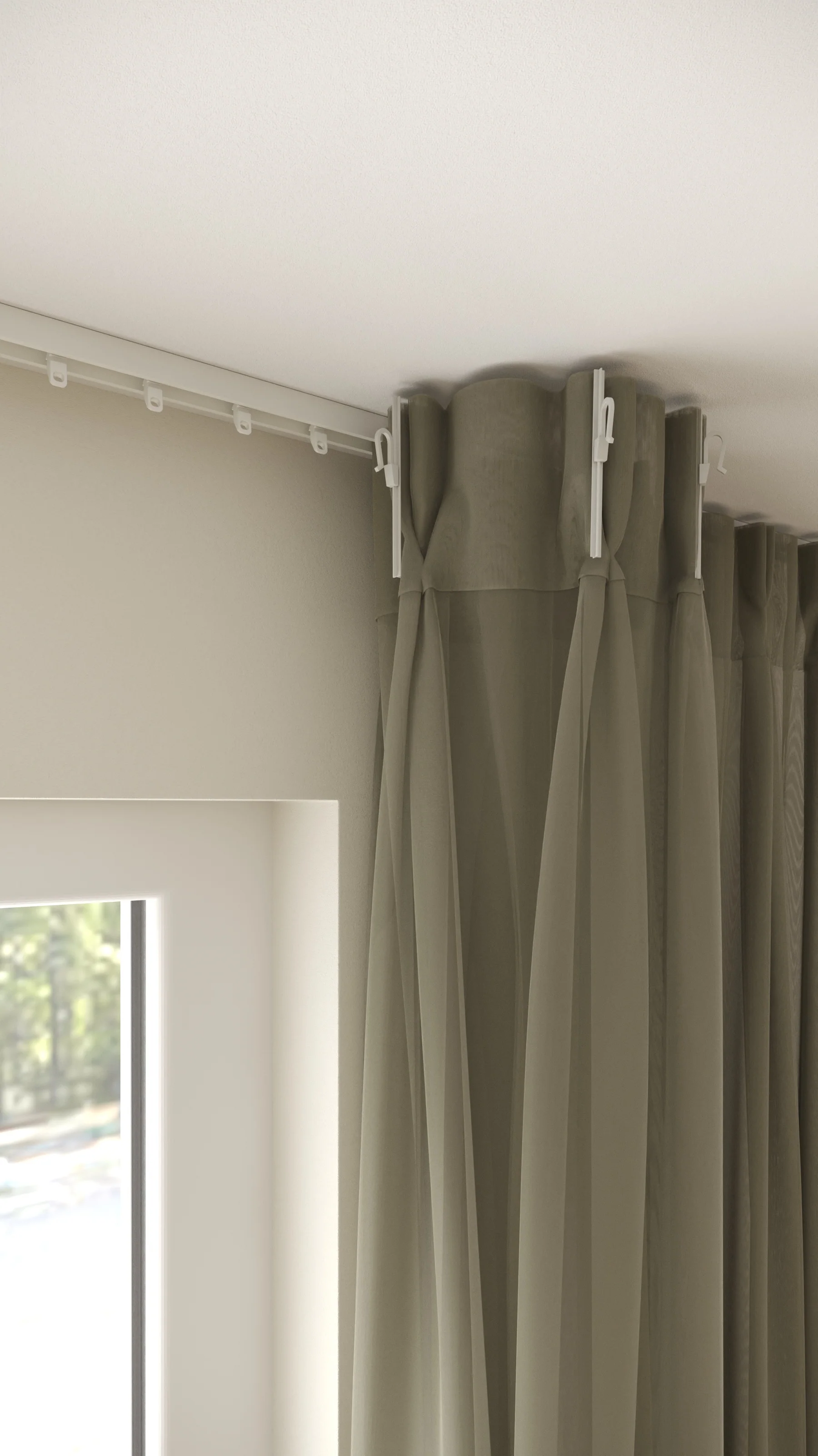 Franse Voile Donkerzand - Image 3